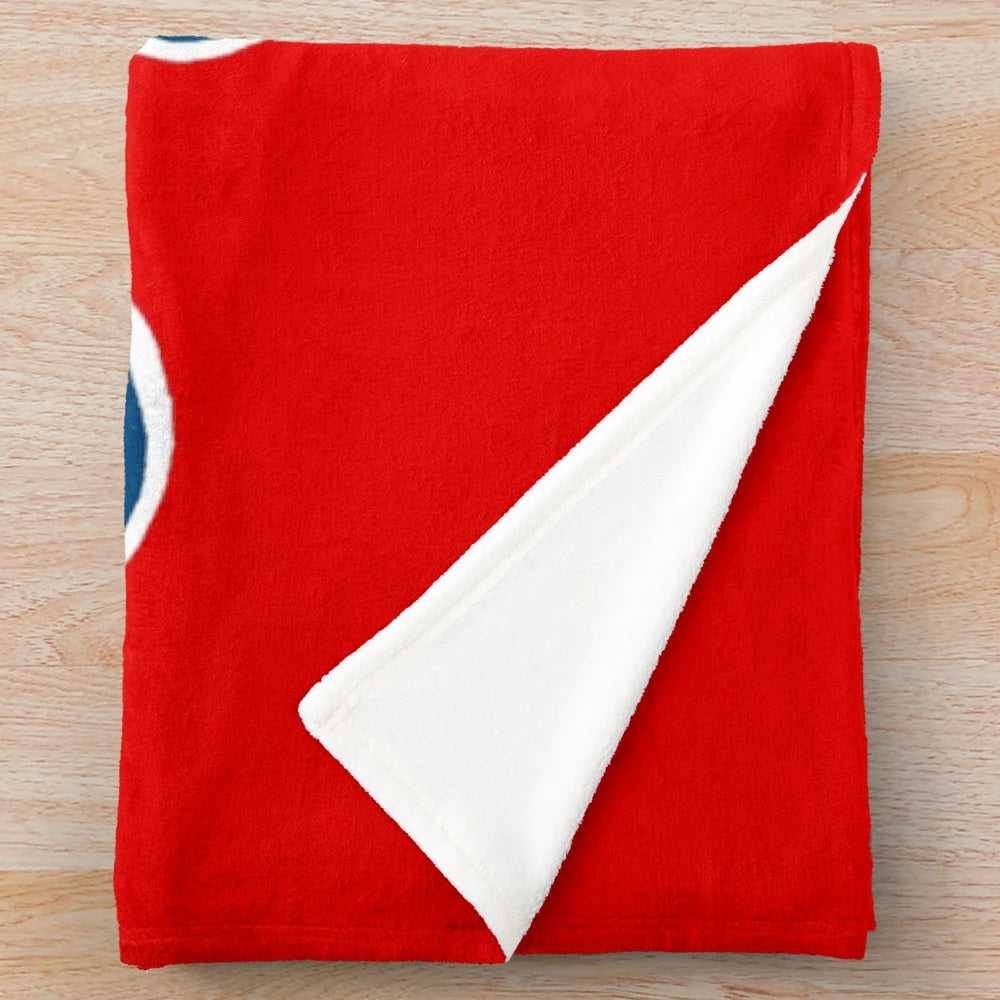 Childish-inspired turbo plush blanket with race car design