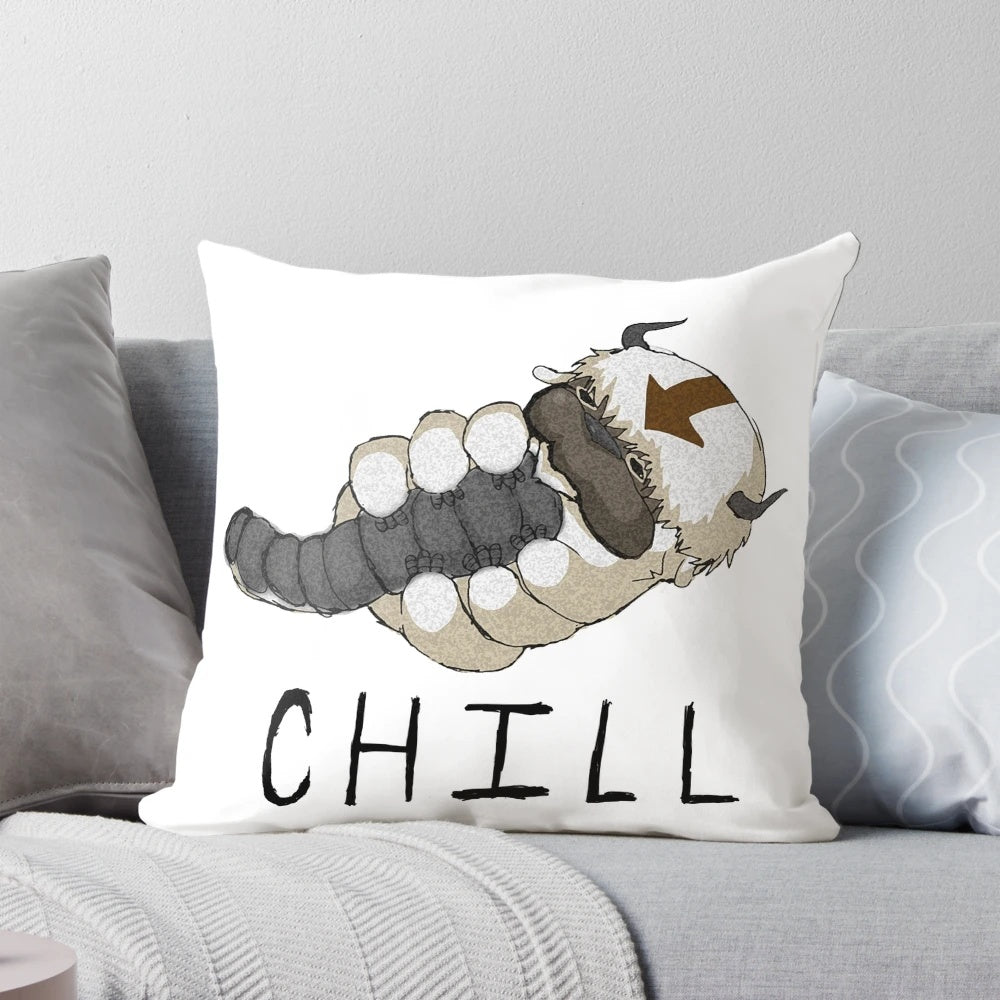 Soft, cozy pillow featuring Appa, the beloved sky bison from the animated series Avatar: The Last Airbender