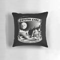 Camp Crystal Lake pillow featuring the iconic horror setting from Friday the 13th