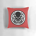 Cthulhu pillow featuring the iconic Necronomicon sigil and Lovecraft's dark mythology