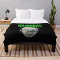 Hannibal Lecter Plush Blanket - Soft and Cozy Horror Themed Throw Blanket