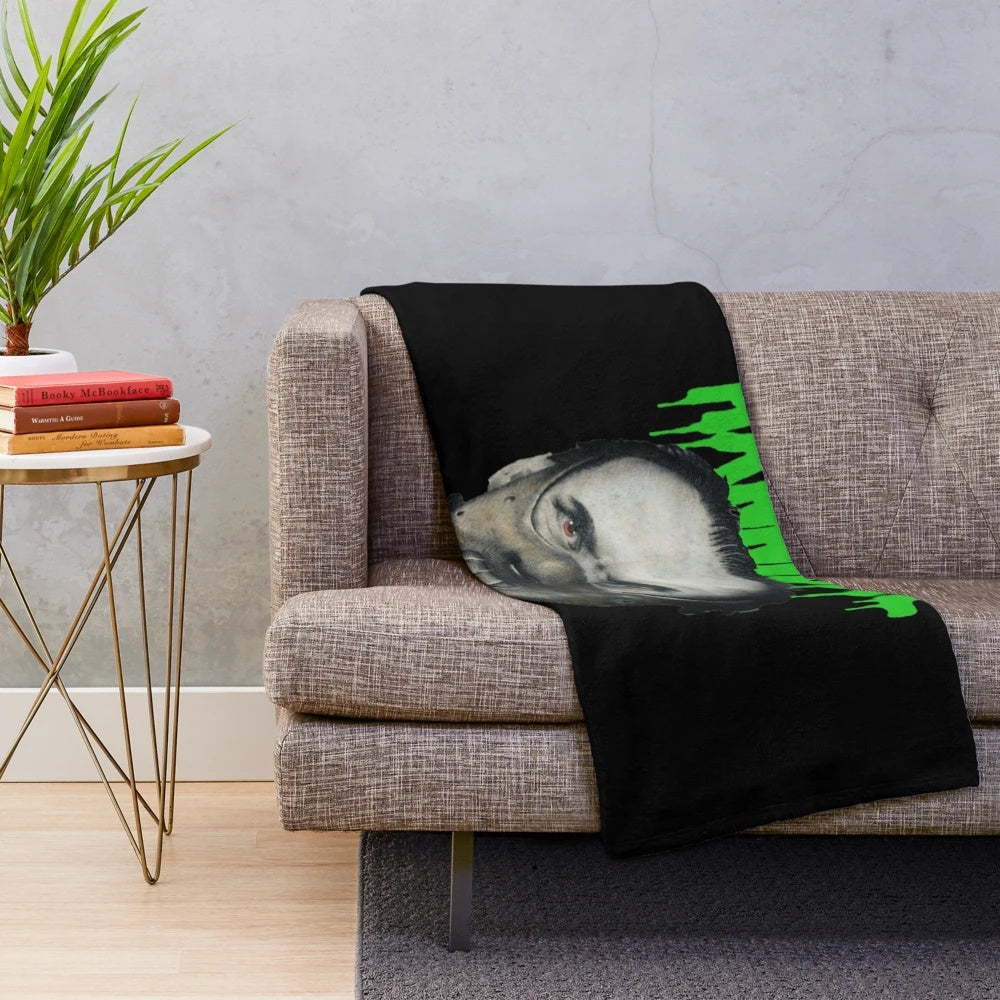 Hannibal Lecter Plush Blanket - Soft and Cozy Horror Themed Throw Blanket