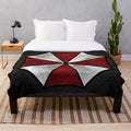 Resident Evil inspired plush blanket