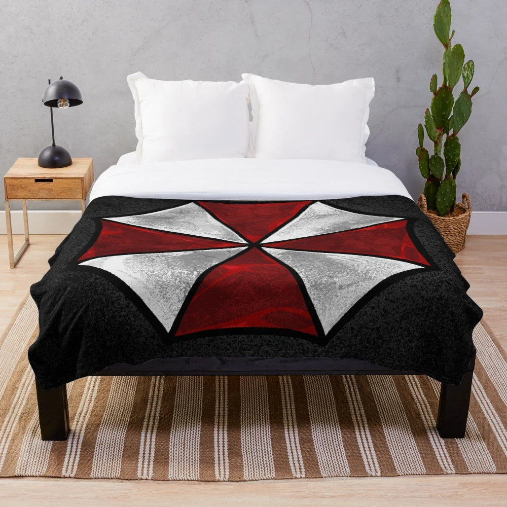 Resident Evil inspired plush blanket