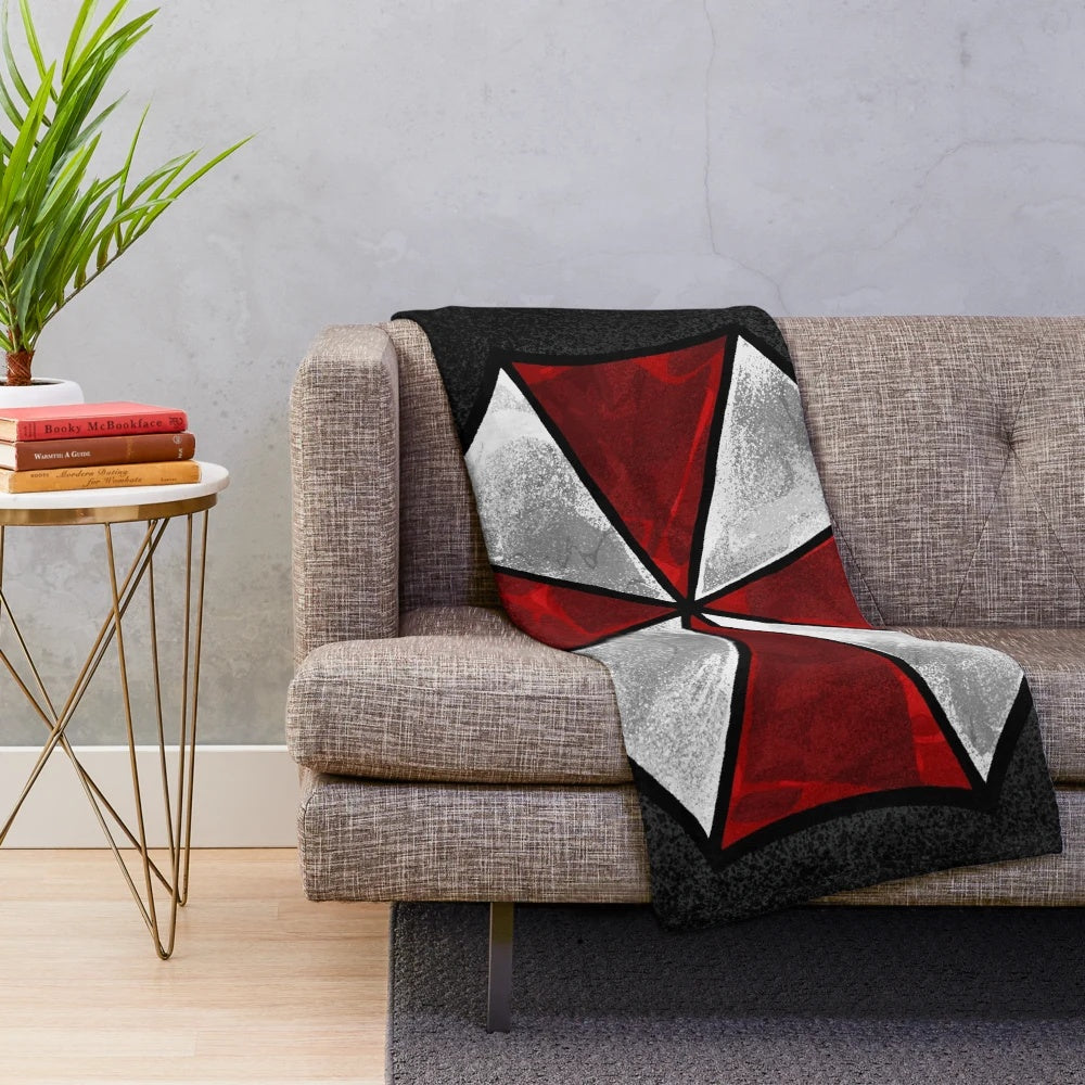 Resident Evil inspired plush blanket