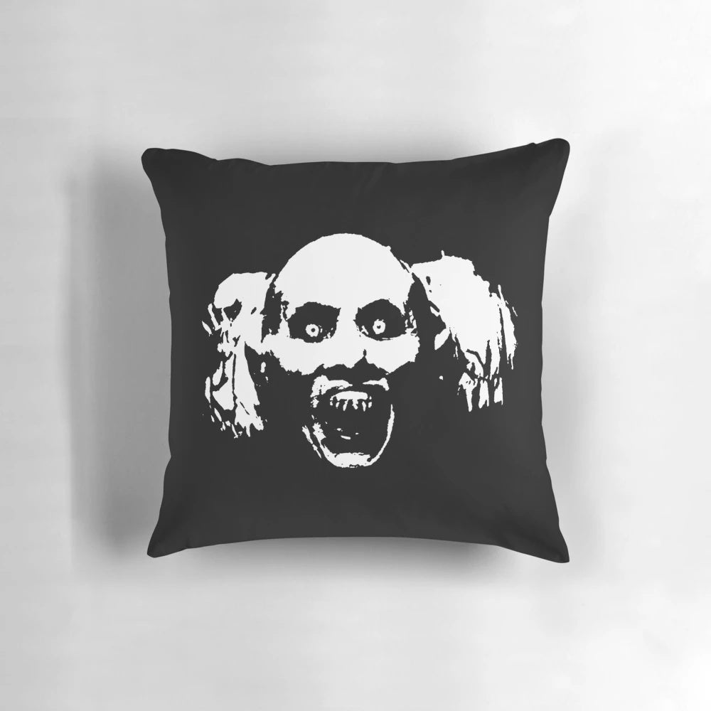 Retro pillow featuring the terrifying vampire Kurt Barlow from Stephen King's classic horror film Salem's Lot