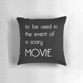 Scary movie-inspired cushion for sofa and kids' spaces