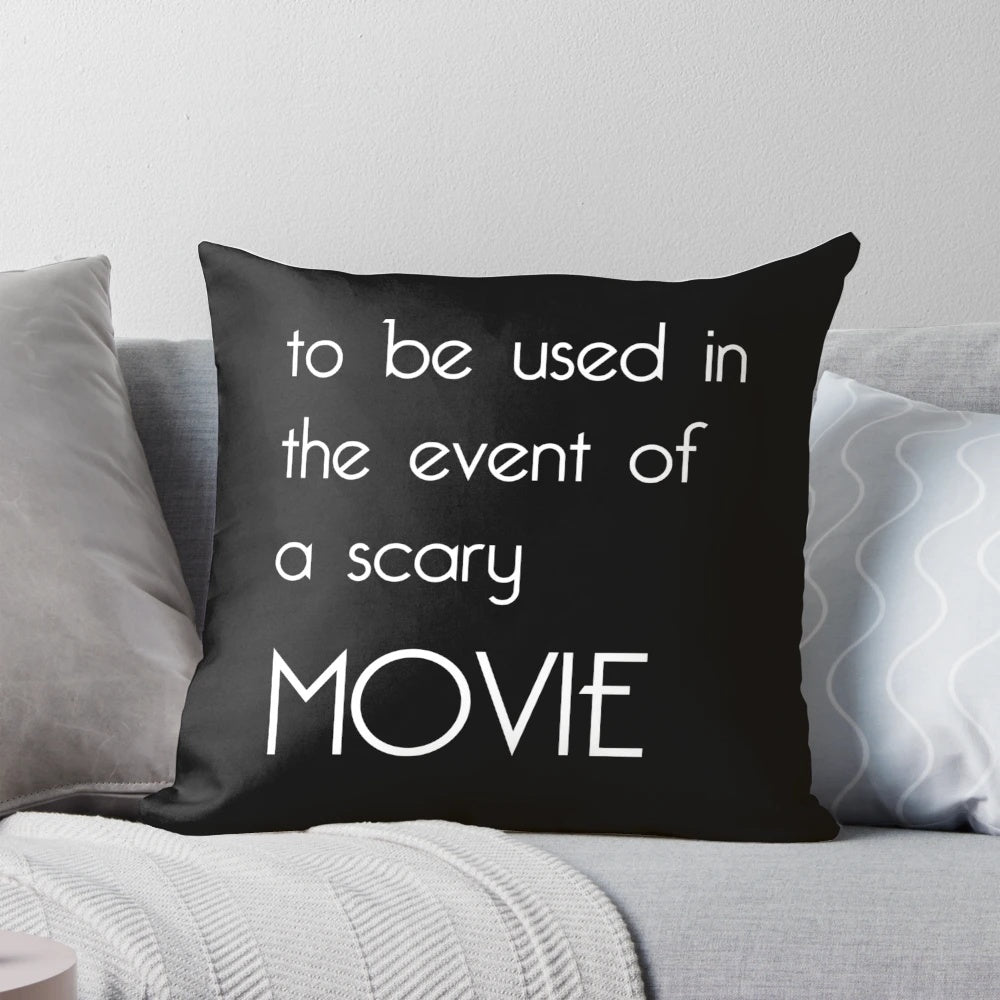 Scary movie-inspired cushion for sofa and kids' spaces