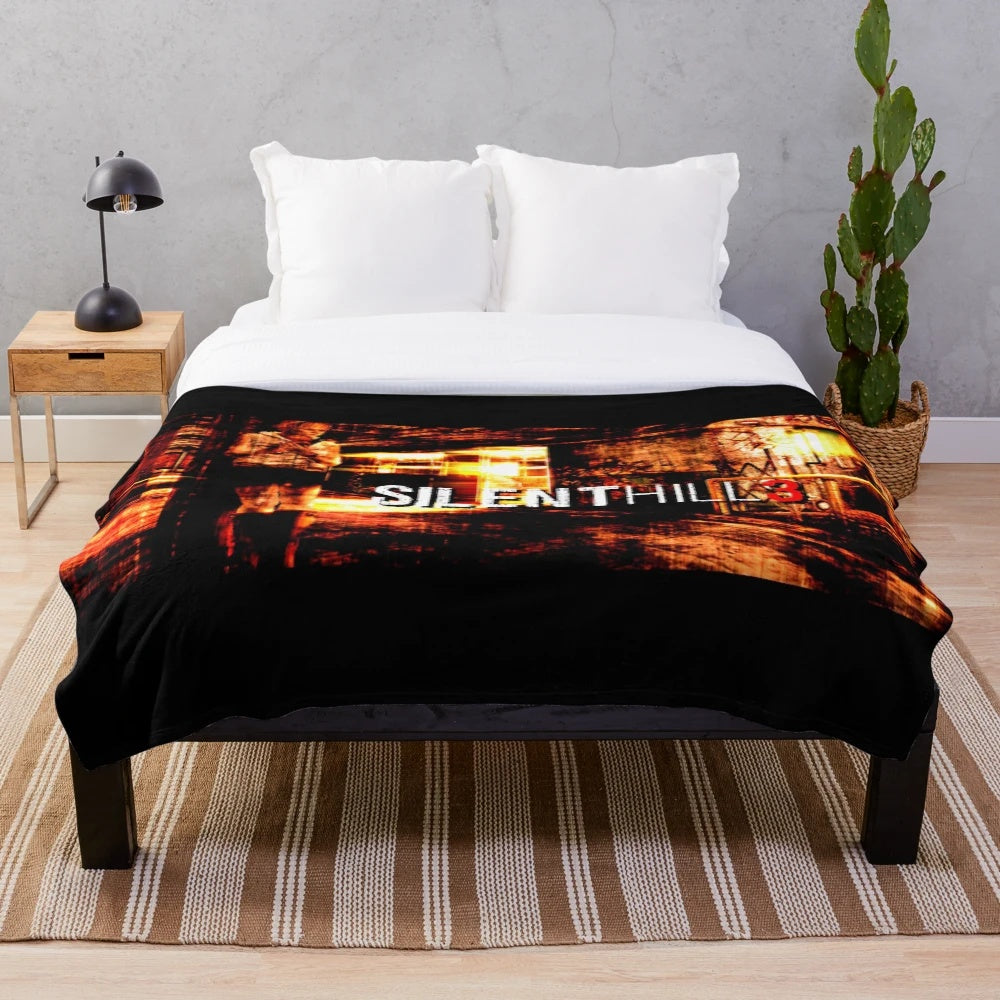 Silent Hill 3 inspired plush blanket
