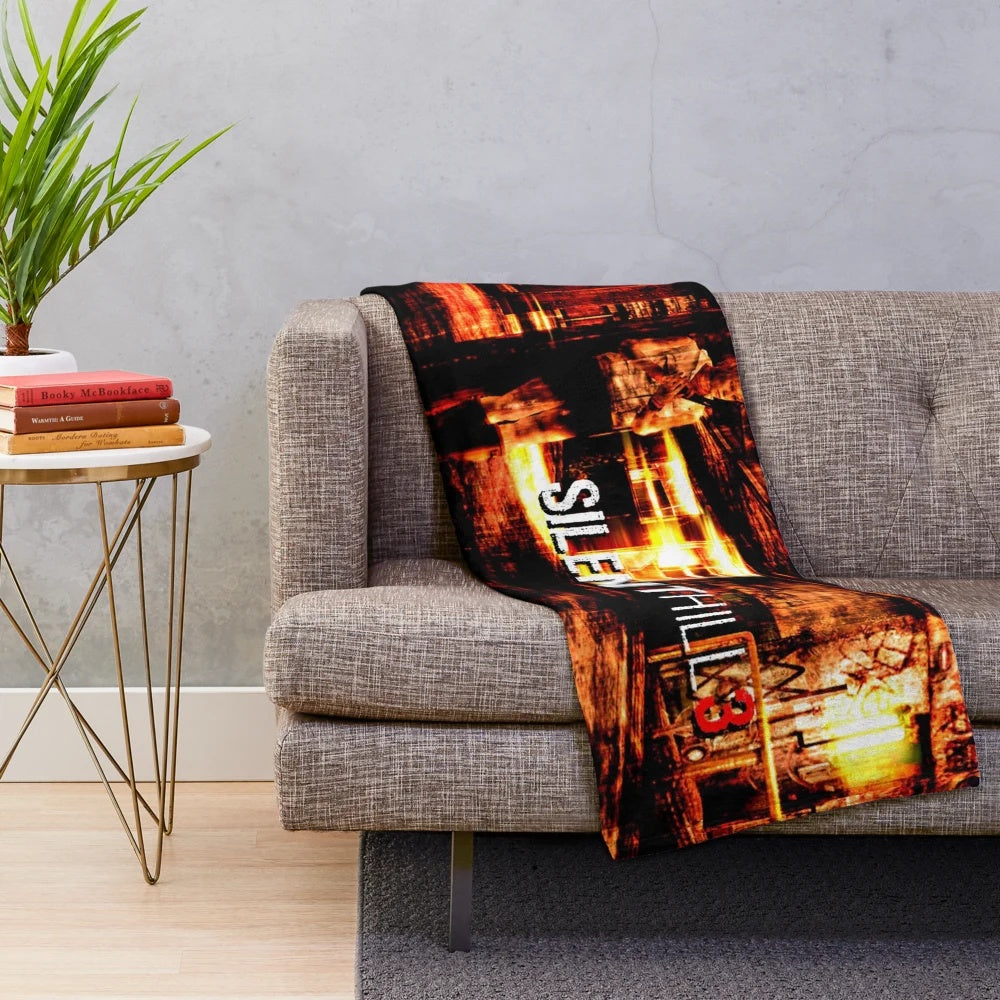 Silent Hill 3 inspired plush blanket