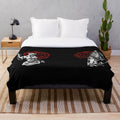 Silent Hill inspired plush blanket featuring Pyramid Head and nurses