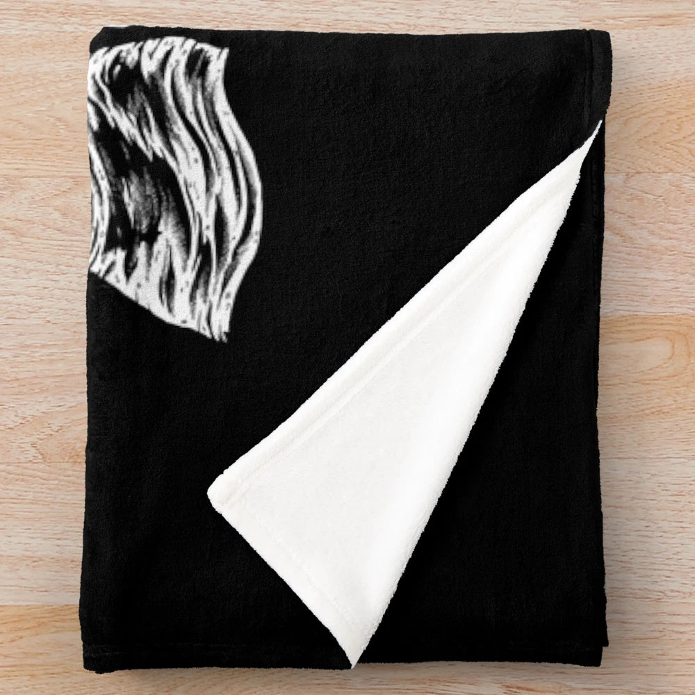 Silent Hill inspired plush blanket featuring Pyramid Head and nurses