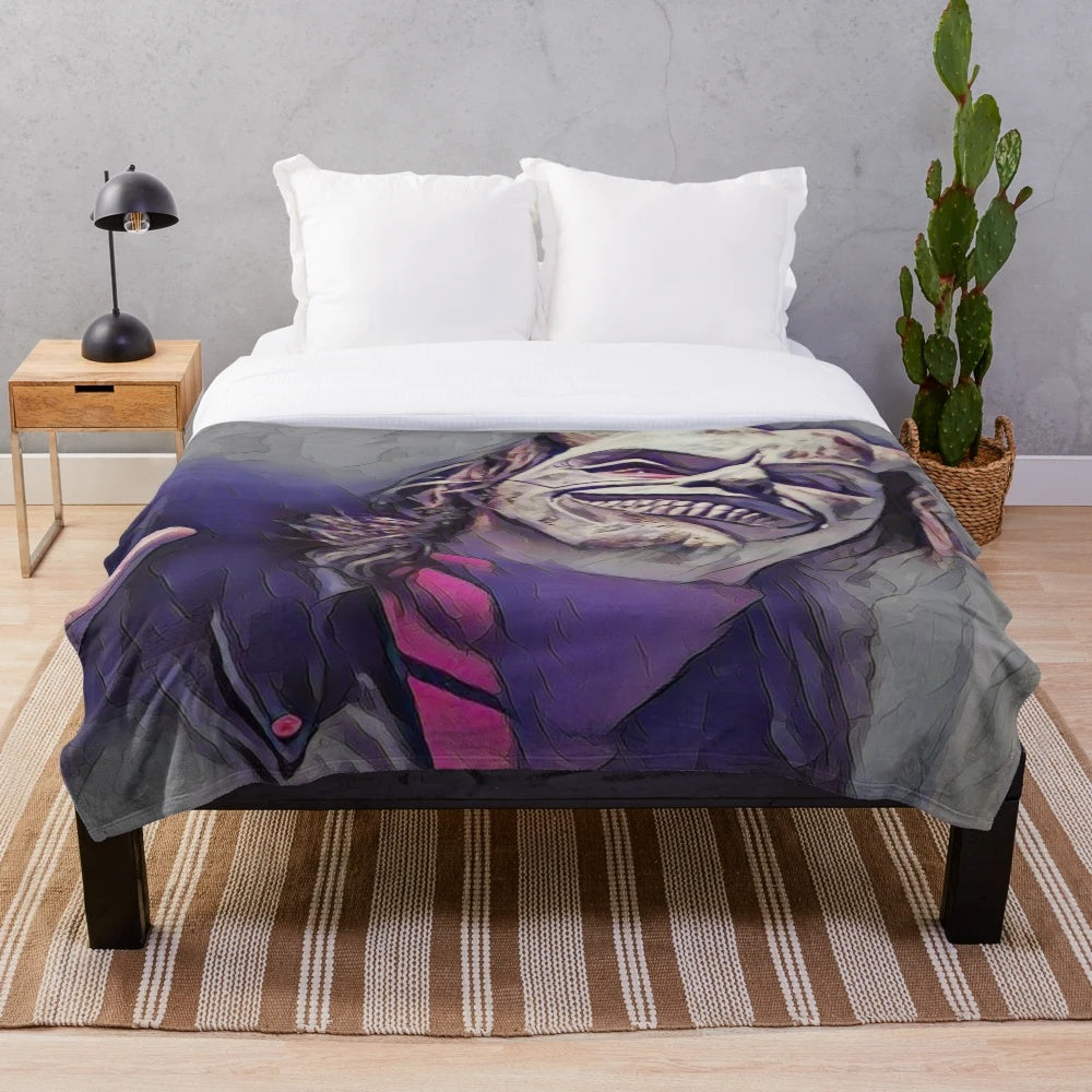 The Black Phone movie inspired plush blanket