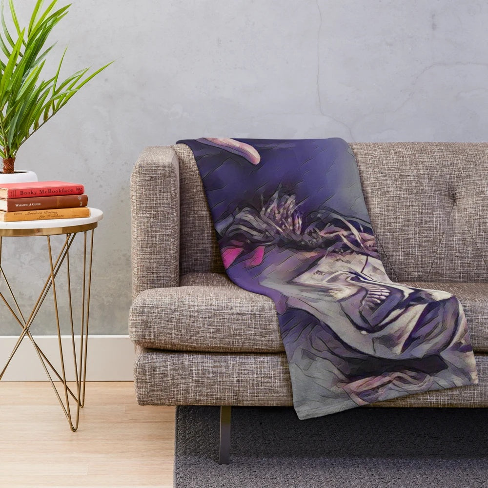 The Black Phone movie inspired plush blanket