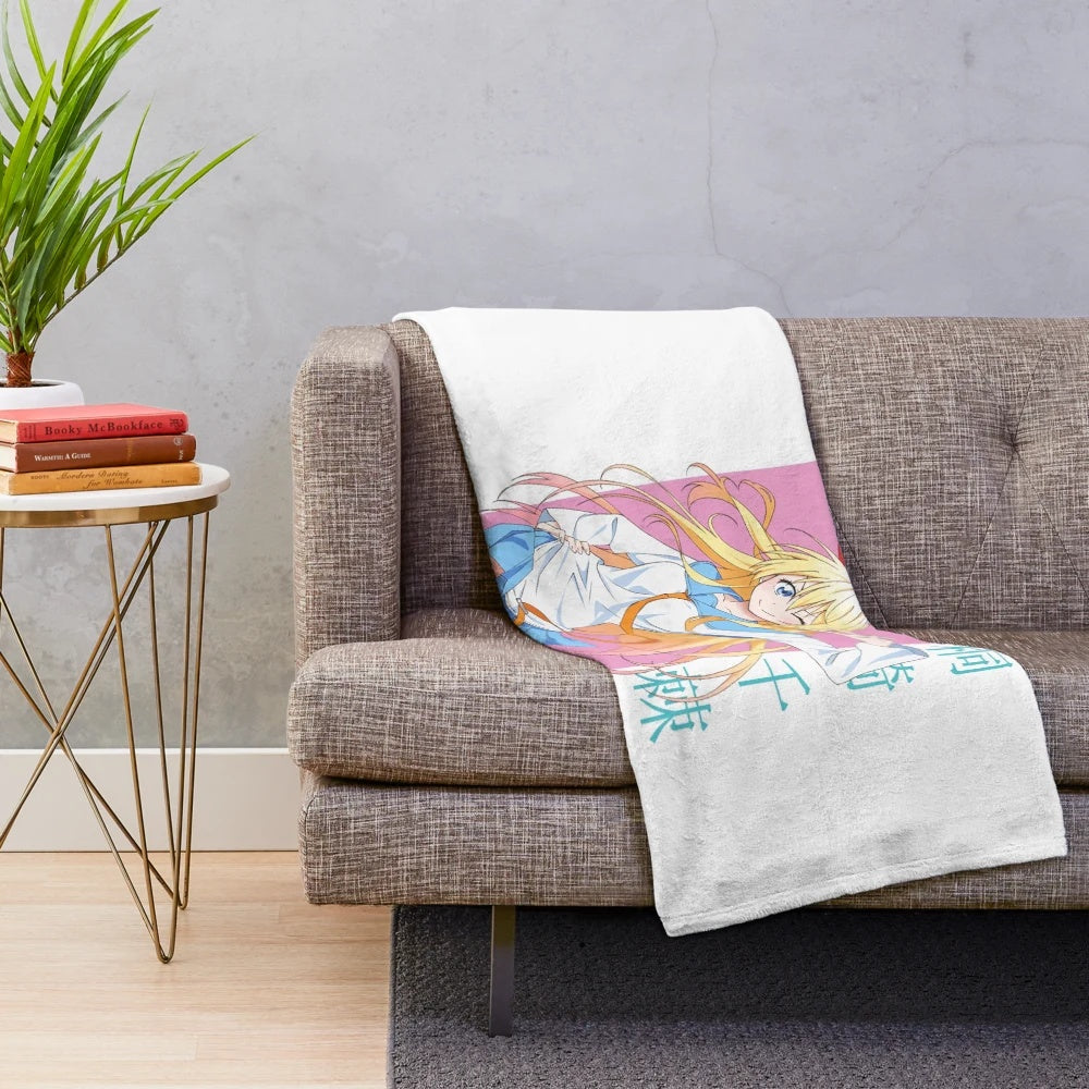 Chitoge Kirisaki inspired anime plush blanket from Nisekoi False Love