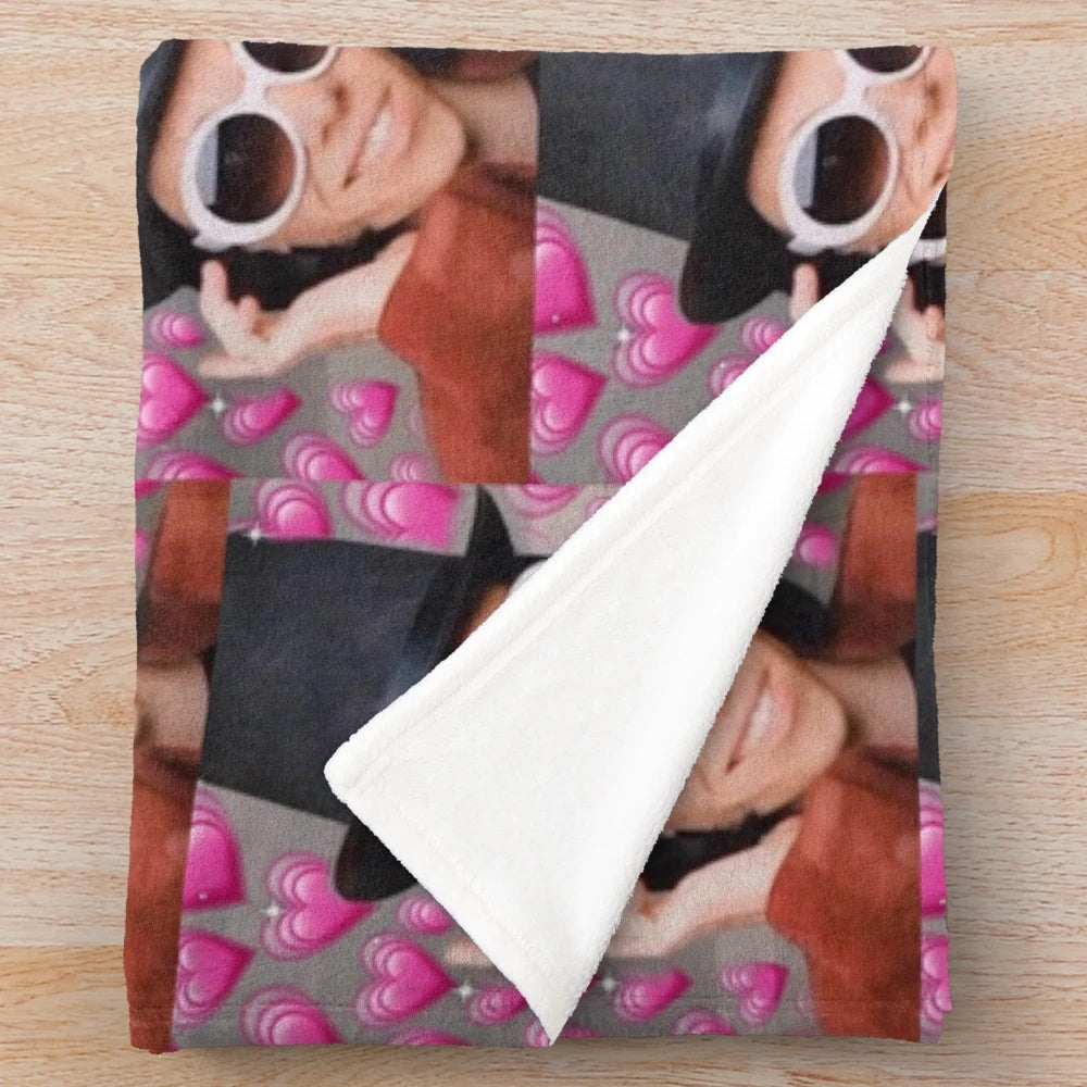 Willy Wonka tiktok plush blanket featuring the iconic character from the chocolate factory
