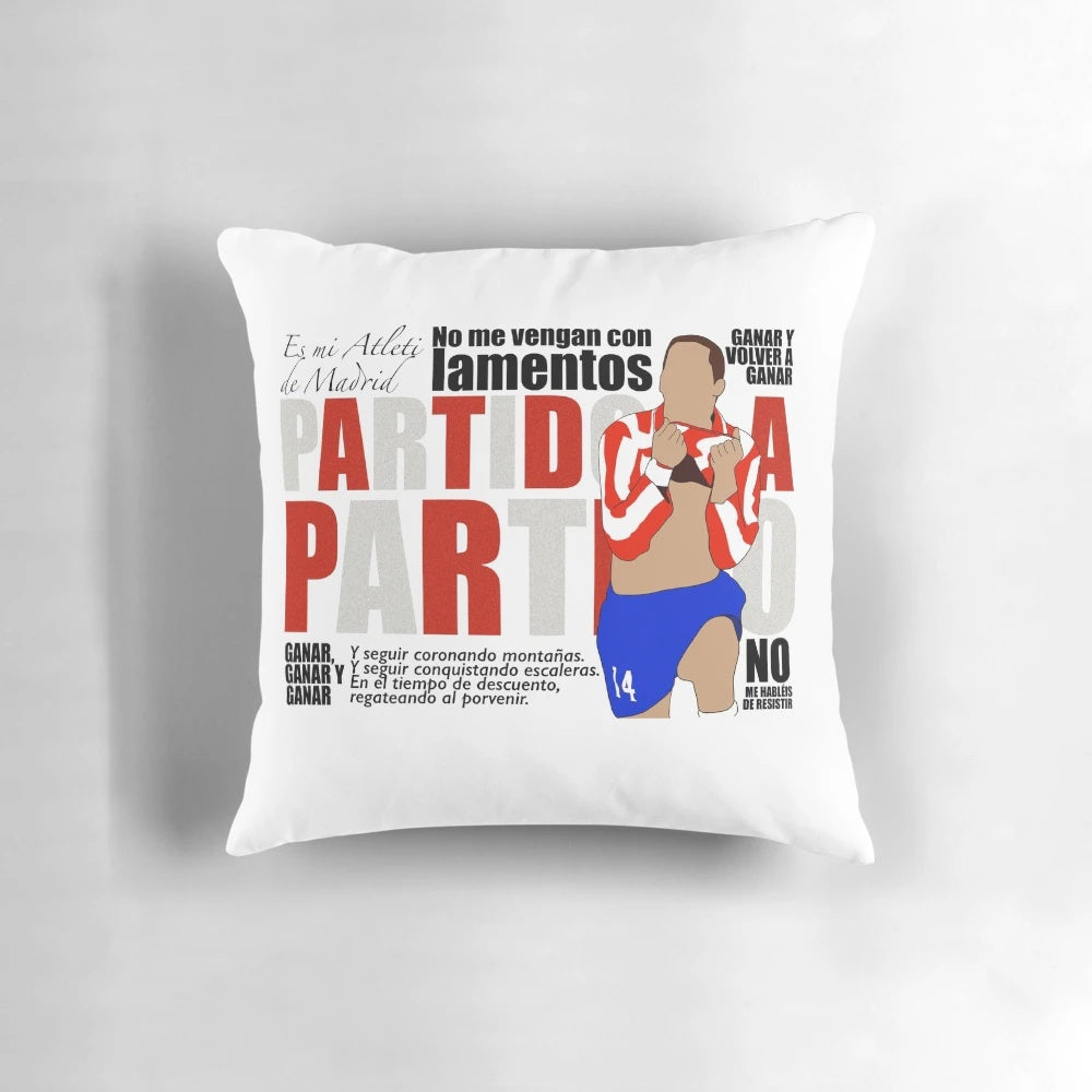 Cholo Simeone inspired Atletico Madrid match by match pillow