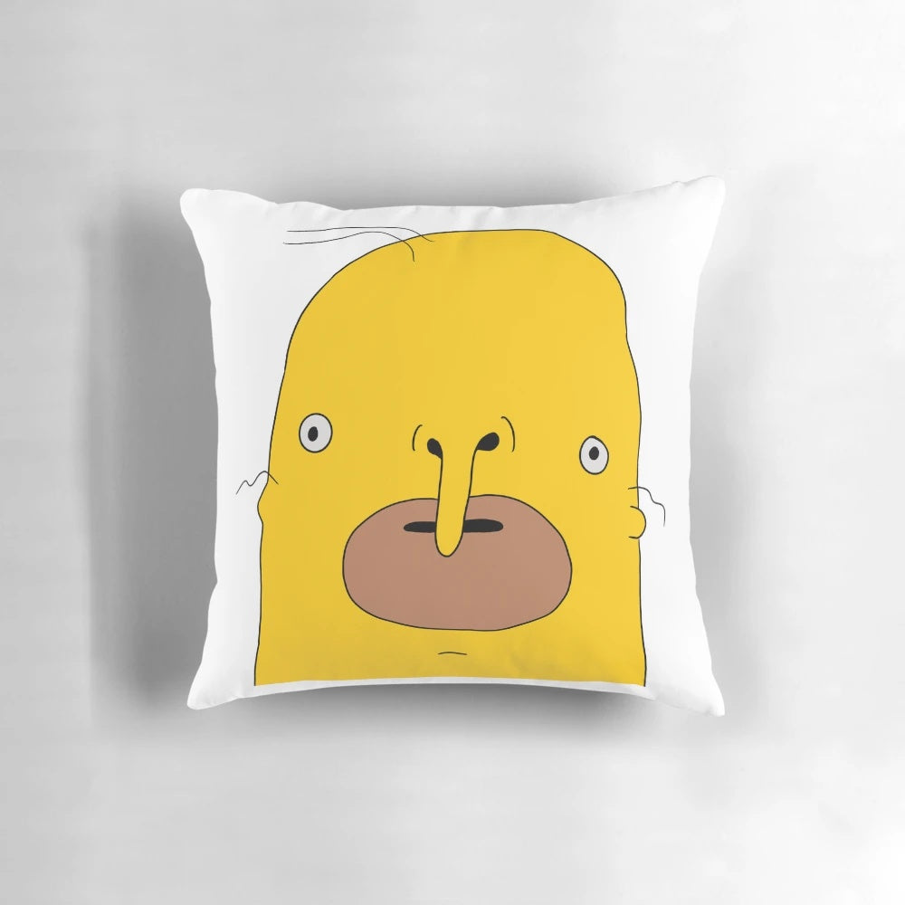 Choomah the Sassy Sasquatch from The Big Lez Show on a cozy pillow