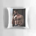 A high-quality pillow featuring the character Chris Redfield from the Resident Evil video game series.