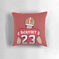Christian McCaffrey 49ers Fantasy Football Pillow