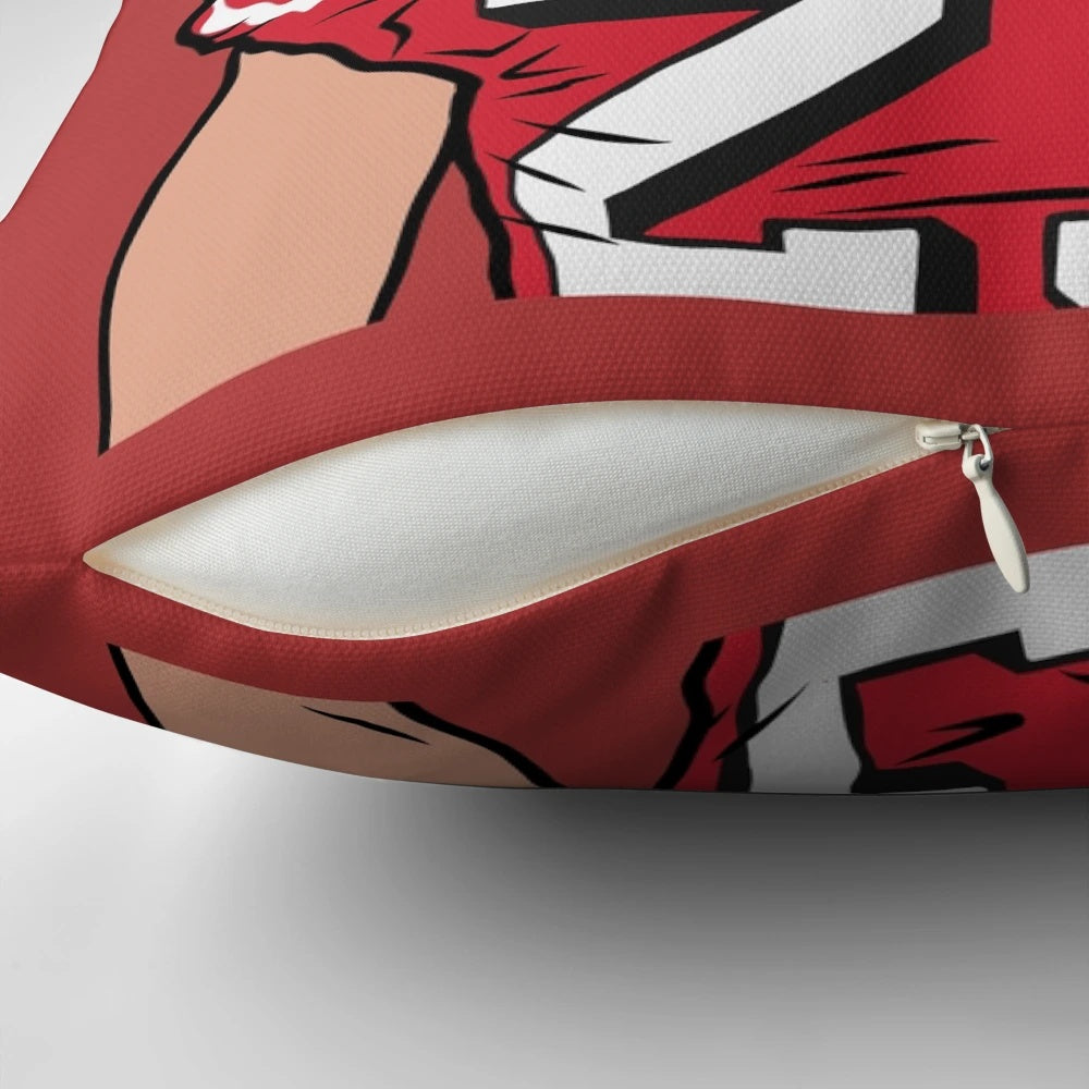 Christian McCaffrey 49ers Fantasy Football Pillow