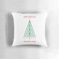 Christmas and Hanukkah decorative throw pillow featuring a festive holiday design