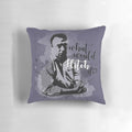 What Would Hitch Do?" Pillow featuring Christopher Hitchens, the famous atheist philosopher