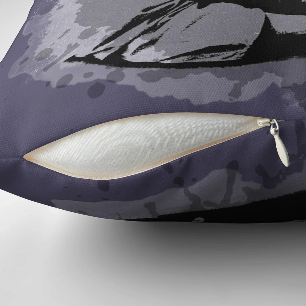 What Would Hitch Do?" Pillow featuring Christopher Hitchens, the famous atheist philosopher
