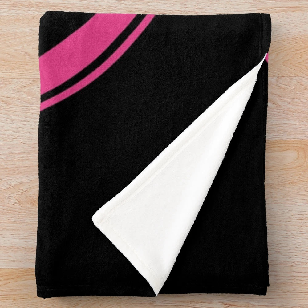 Soft and cozy plush blanket featuring the Chromatica logo and Lady Gaga's iconic symbols