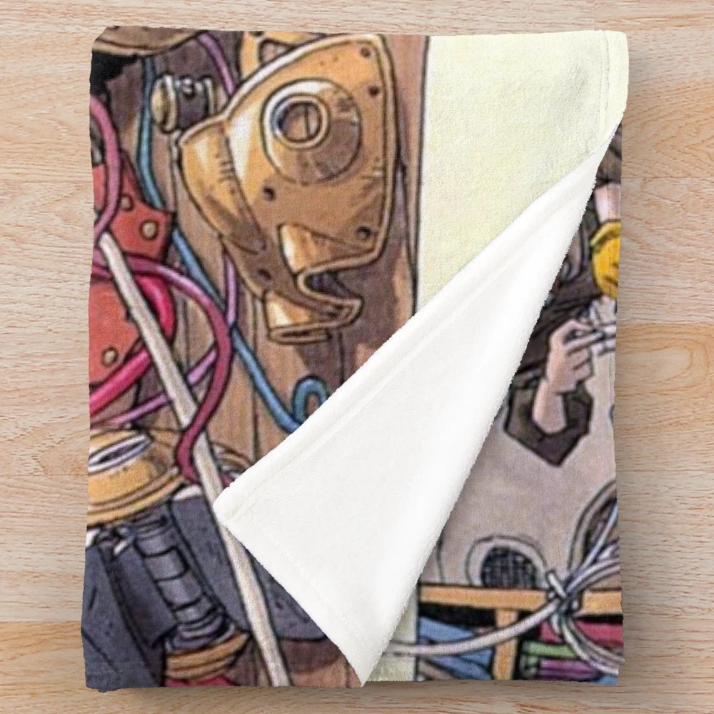 Chrono Trigger-themed plush blanket for cozy retro gaming experience