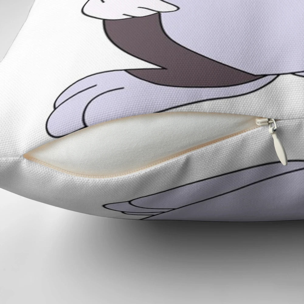 Chubby Chungus plush pillow with Looney Tunes inspired design