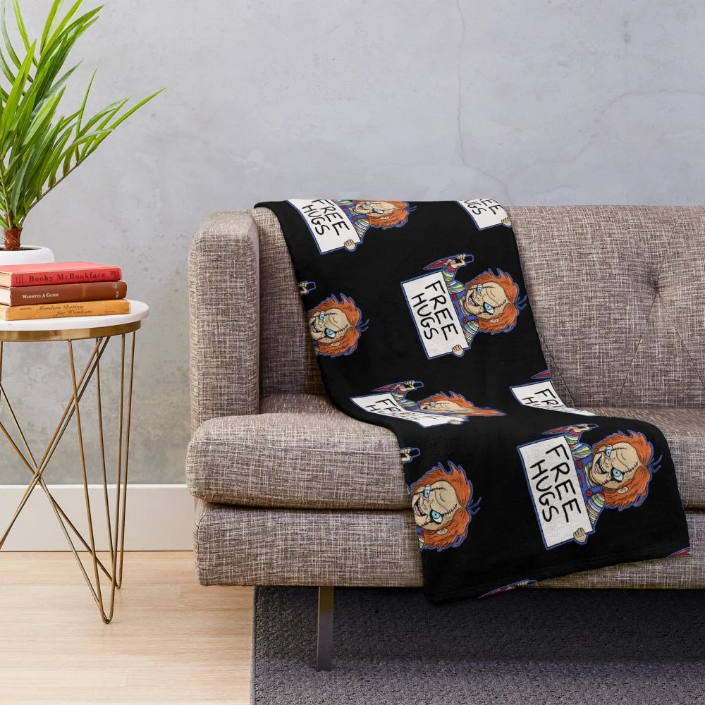 Chucky Plush Blanket for Horror Movie Fans
