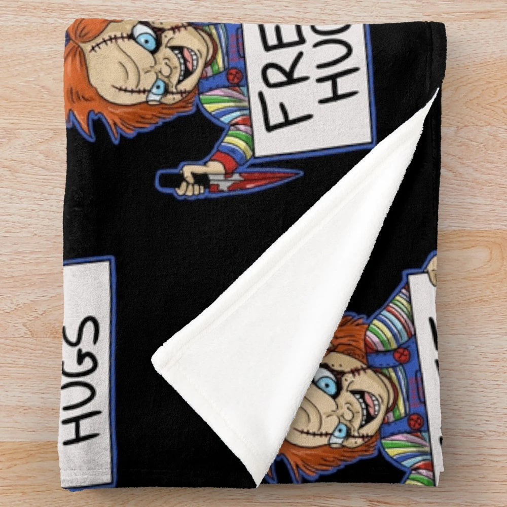 Chucky Plush Blanket for Horror Movie Fans