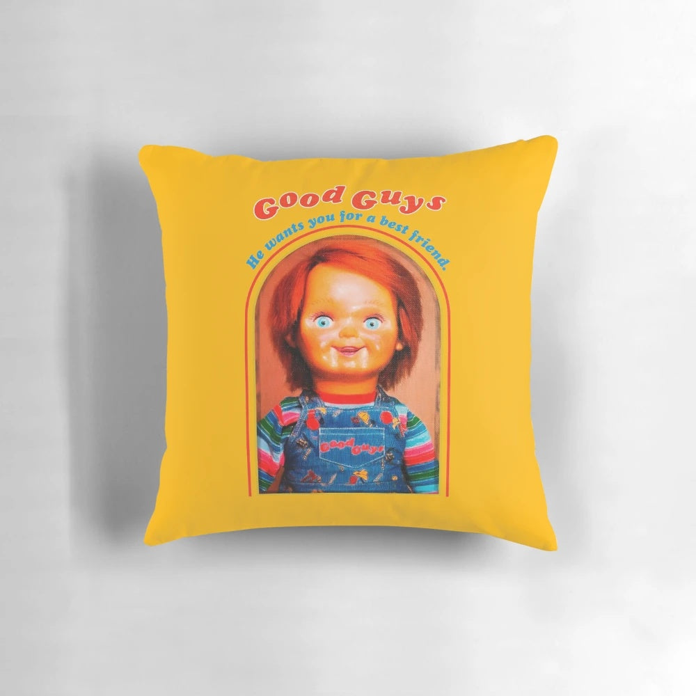 Chucky the Good Guy Doll Retro Horror Movies Pillow