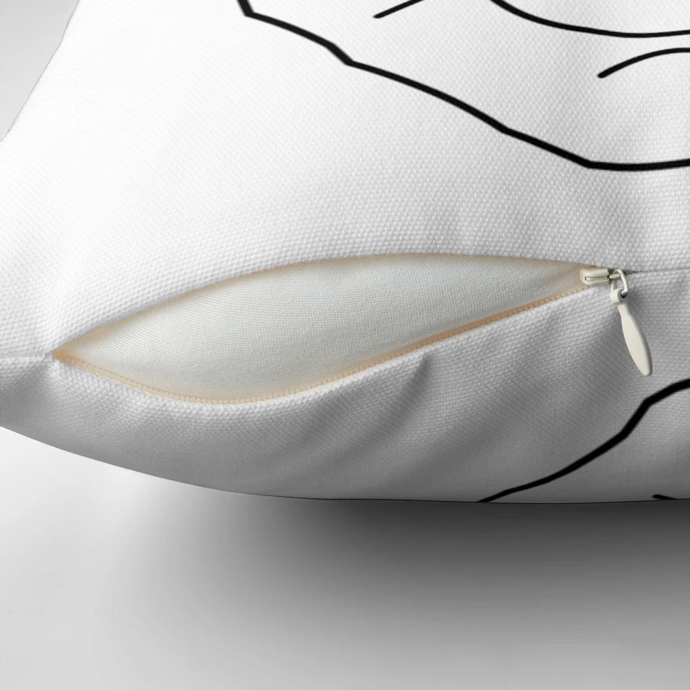 Chudjak Pillow featuring the iconic Wojak meme face with glasses