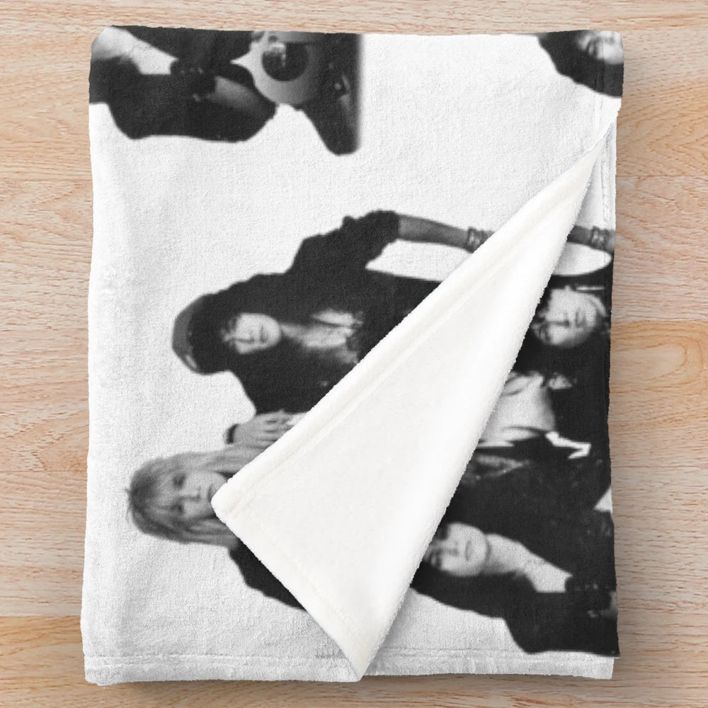 Cinderella Rock Band Plush Blanket with a soft and cozy design