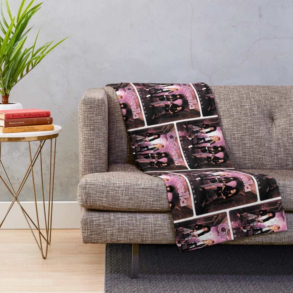 Cinderella Rock Band inspired plush blanket