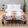 Plush blanket featuring a cinematic design for Harry Potter and One Direction fans