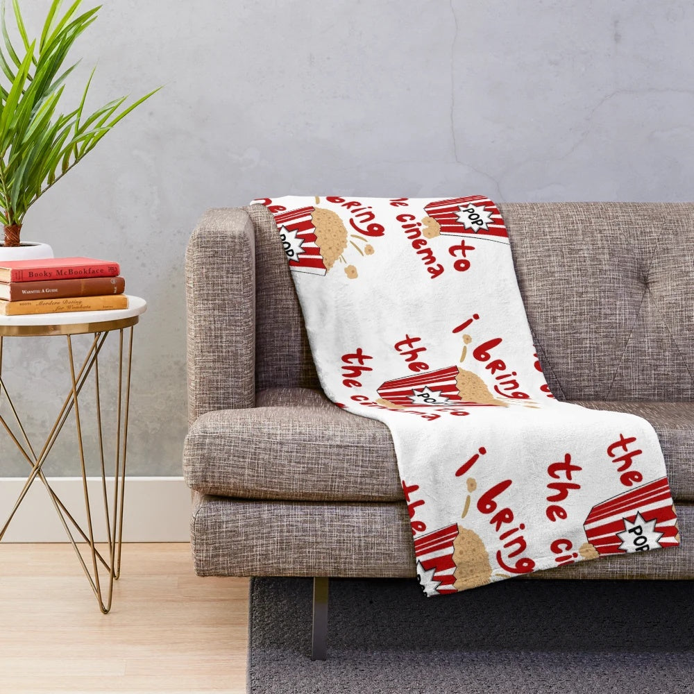 Plush blanket featuring a cinematic design for Harry Potter and One Direction fans
