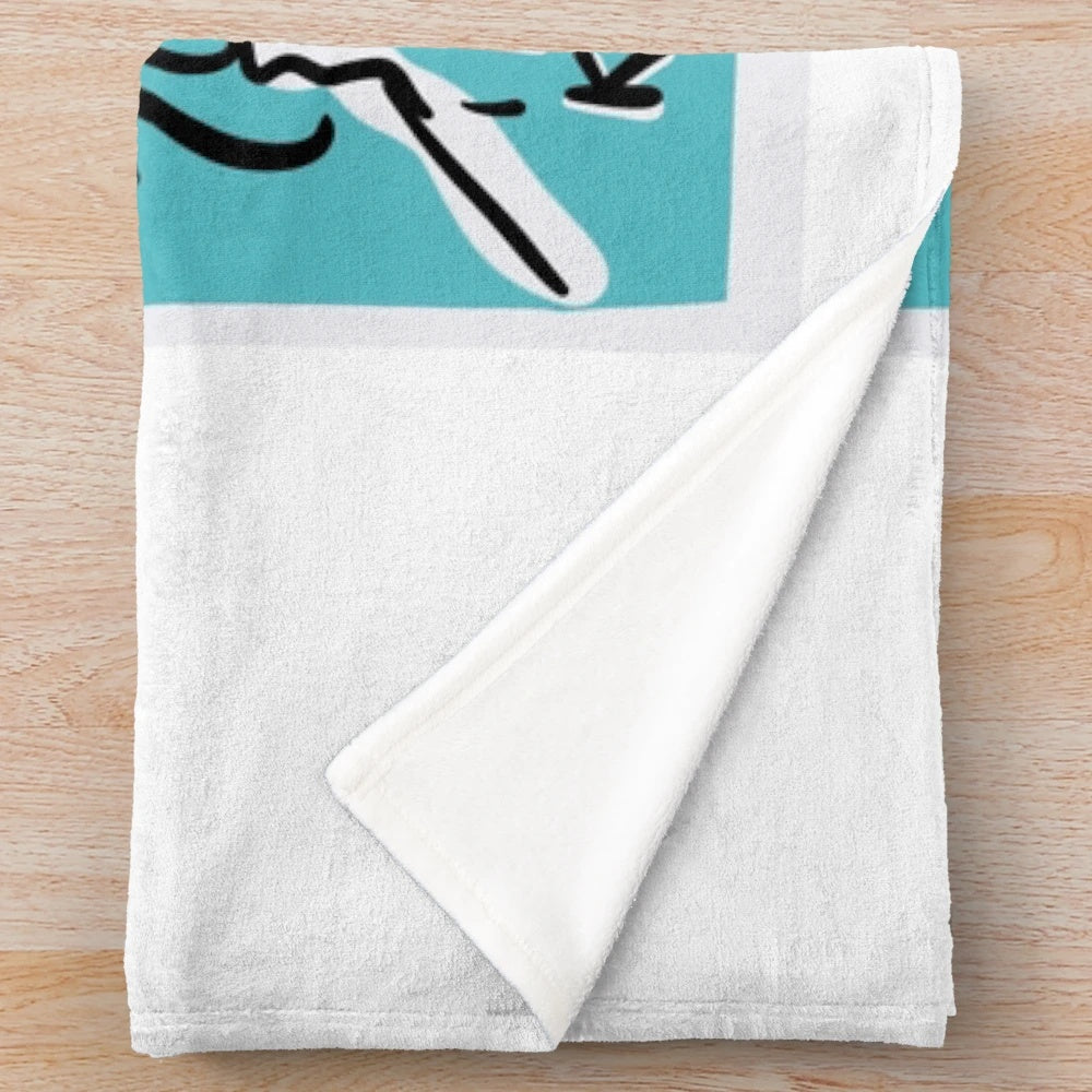Plush blanket featuring the image of acclaimed Korean filmmaker Kim Ki-Duk