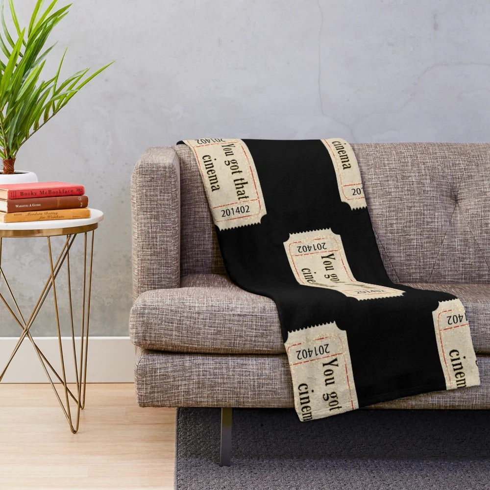 Plush blanket with cinematic design and harry styles harrys house theme