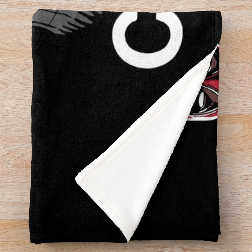 Cinematic plush blanket featuring movie and superhero themes