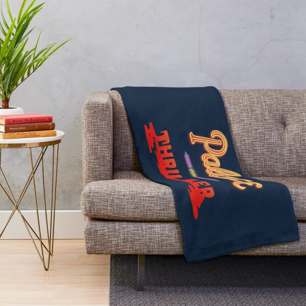 Thriller movie-themed plush blanket