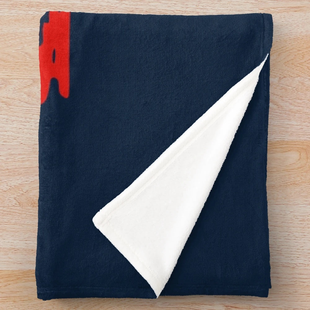 Thriller movie-themed plush blanket