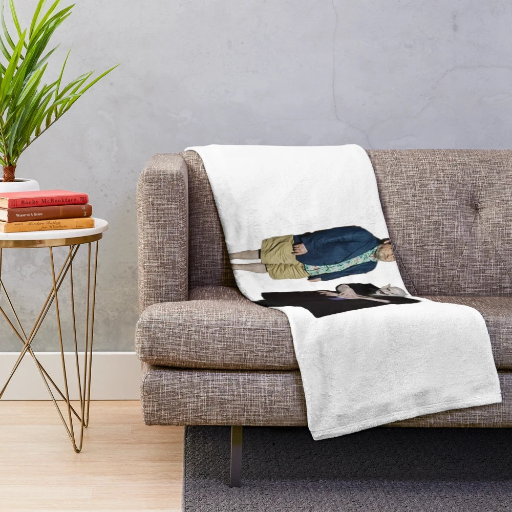 Cinephile plush blanket featuring a cinema parody design