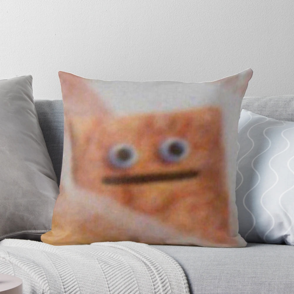 Cinnamon Toast Crunch inspired meme pillow with a whimsical, relatable design