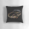 Citroën DS inspired throw pillow with the classic lines and style of the iconic French car