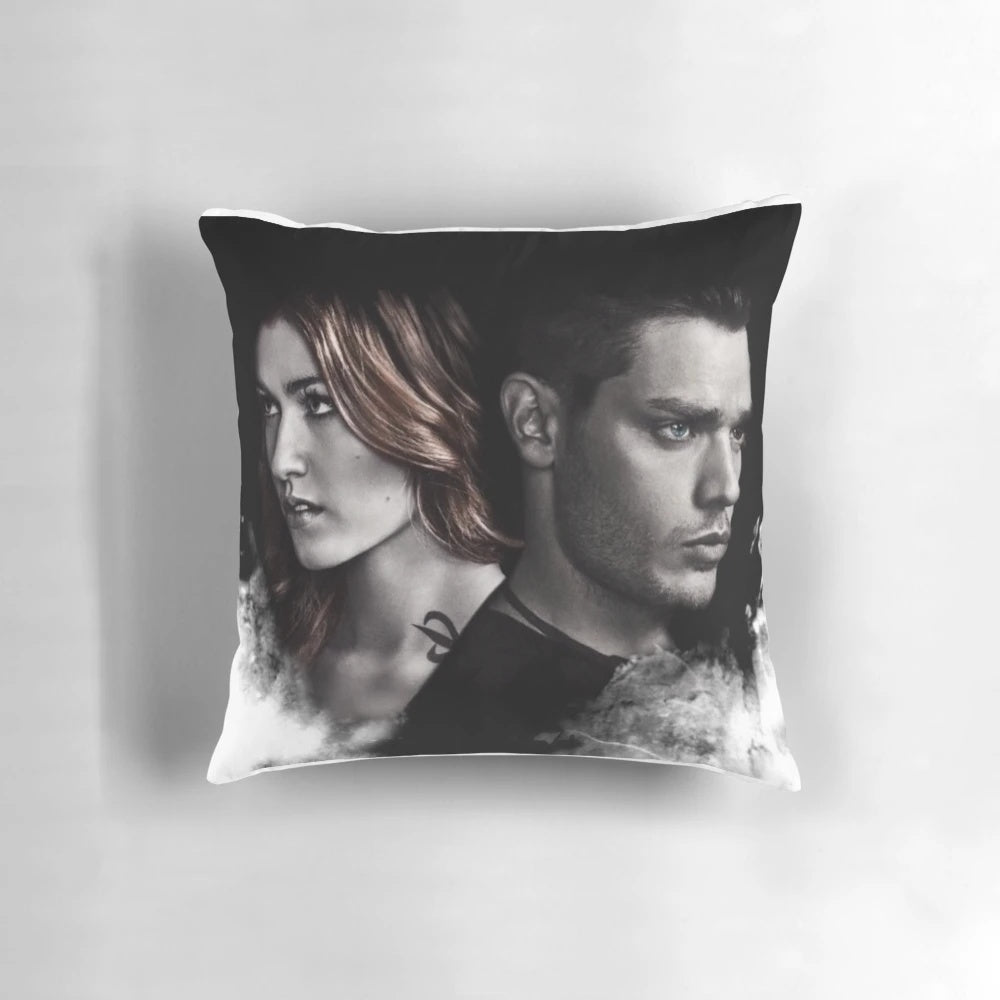 Clace Shadowhunters Season 2 Pillow featuring the iconic Clace couple from the Shadowhunters TV series