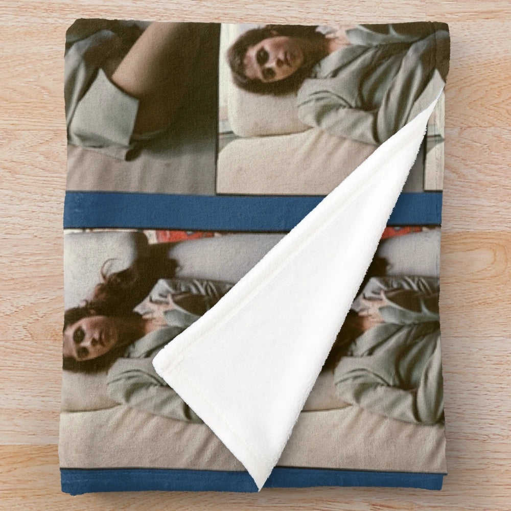Clairo Inspired Plush Blanket - Soft, Cozy Bedroom Pop Music Merchandise