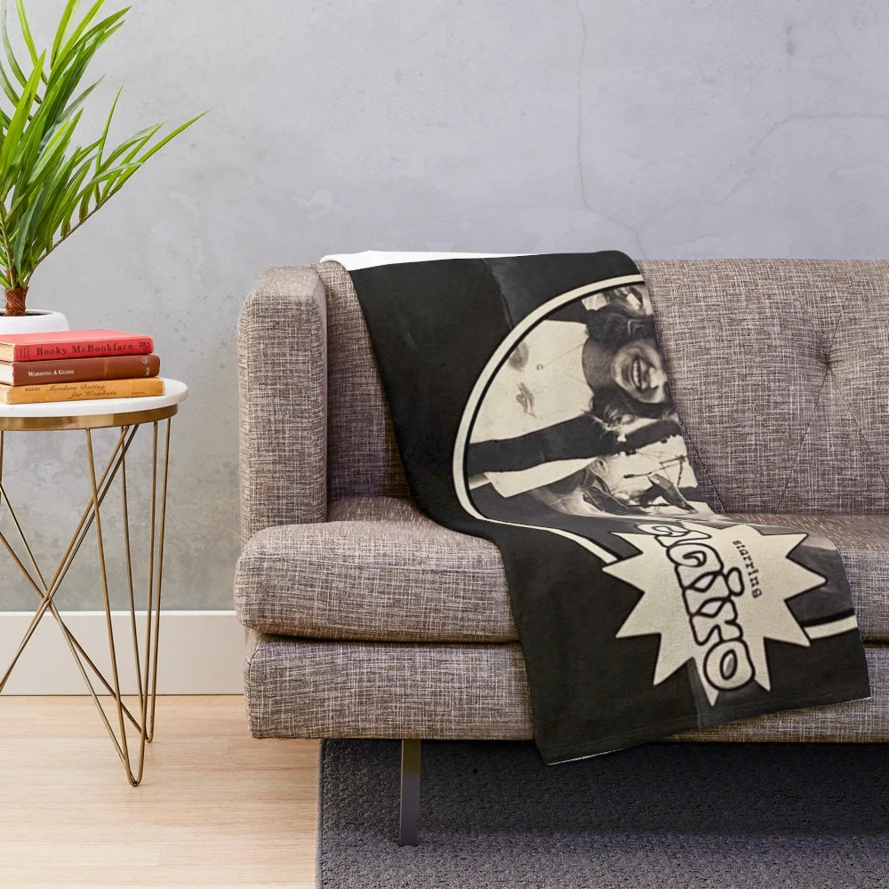Clairo-inspired plush sling blanket with a cozy and comforting design for indie music fans